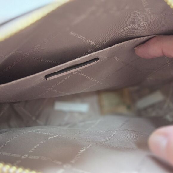 Michael Kors Jet Set Large East West Crossbody Signature Leather Bag Handbag - Picture 8 of 11